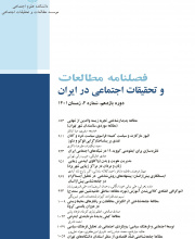 مطالعات و تحقیقات اجتماعی در ایران - نشریه علمی (وزارت علوم)